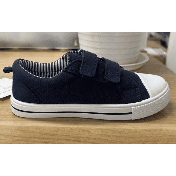 Bocca Kid's Walking Sneakers Black Dots Boys Canvas Shoes Size 12