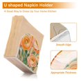 thumbnail image 5 of Yayeee Napkin Holder for Table Kitchen Paper Tissue Organization, Abstract Floral Art, 5 of 8