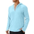 thumbnail image 2 of Mineart Full-Zip Men's Lightweight Hoodie UPF 50 Breathable Sun Protection Shirt Solid Color Long Sleeve Jacket with Pockets Quick-Dry Top, 2 of 8