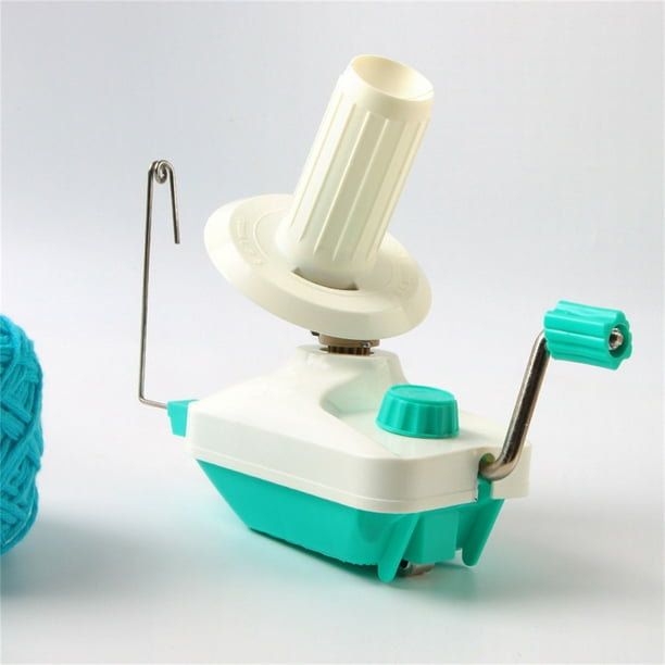 Fiudx Máquina para Enrollar Lana, Bobinadora Manual Rápida, Fácil y Compacta para Hacer Ovillos de Lana, Herramienta de Tejido Ligera y Duradera, Ideal para Manualidades En Casa, Ideal para Artesanos