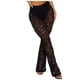 thumbnail image 1 of Body de encaje de cintura alta para mujer con leggings y pantimedias elásticas transparentes con diseño de volantes, 1 of 7
