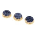thumbnail image 3 of 3 Pcs Alloy Trumpet Finger Buttons Brass Instrument Accessory, 1.5x1.5cm, 5 Colors Optional Dark Blue, 3 of 8