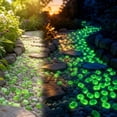 thumbnail image 4 of DIY Transparent Green Glowing Star Stones 300 Pcs, Super Bright Luminous Pebbles Glow in Dark, Weather Resistant for Aquarium Landscaping Garden Path and Vase Filler, 4 of 7