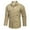 Kaki, variante sur Cardigan à Poche Camouflage Simple Mode pour Hommes