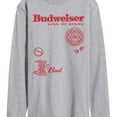 thumbnail image 3 of Budweiser - Icons Oversized - Men's Long Sleeve Graphic T-Shirt, 3 of 5