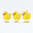 thumbnail image 2 of CafePress - Duck_Duck_Kweh Body Suit - Baby Light Bodysuit, Size Newborn - 24 Months, 2 of 4