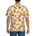 thumbnail image 2 of Rocae Hamburger Pizza Coke for Men's Moisture-Wicking Crew Tee - T-Shirt for Sports, Outdoor Activities, and Casual WearMedium, 2 of 9