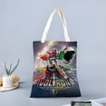 thumbnail image 2 of Voltron Bolso de tela con estampado de lienzo para mujer, bolsa de compras reutilizable y estética, con cremallera interior, regalo para mujer, 35 × 40 cm., 2 of 6