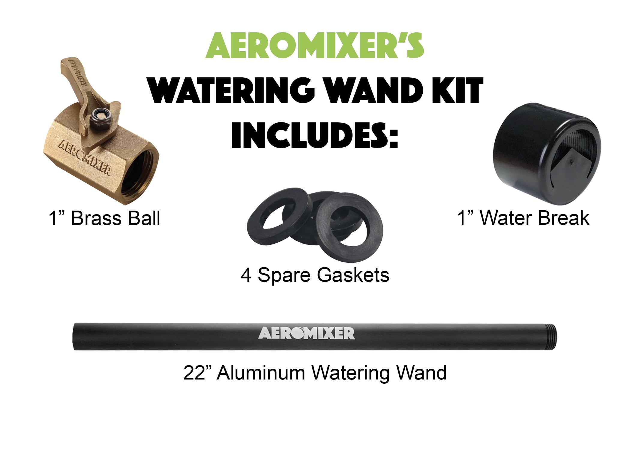 Aeromixer Watering Wand Kit by Rightbud