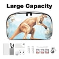 thumbnail image 3 of Kangaroo Oxford Fabric Waterproof Digital Bag Cable Organizer Travel Small Holder for Charger, Hard Drive - 5.9x9.44x3.14 in., 3 of 6