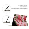 thumbnail image 3 of ELEHOLD Flip Leather Case for Samsung Galaxy Tab A7 Lite T220 T225 8.7",Beautiful Flowers Floral Pattern Kickstand Function Magnetic Shockproof Anti-Scratch Slim Case,Purple Magnolia, 3 of 5