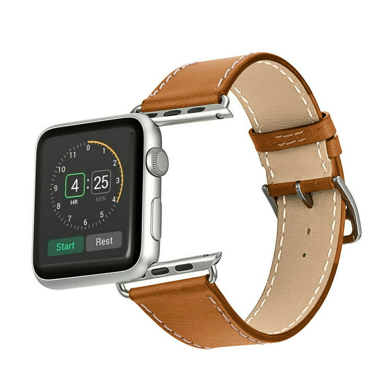 Leather Apple Watch Band for Series 1/2/3/4/5/6/7/8/Ultra – Apple Watch  Bands by PAUL