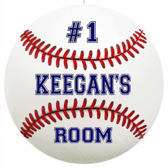 KEEGAN'S Bedroom 14" Round Metal Sign Boys Room Wall Decor Gift 100140030226