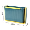 thumbnail image 2 of WHAMVOX small recycling bins for kitchen Waste Bin Blue Plastic 1Pack Indoor Use, 2 of 8