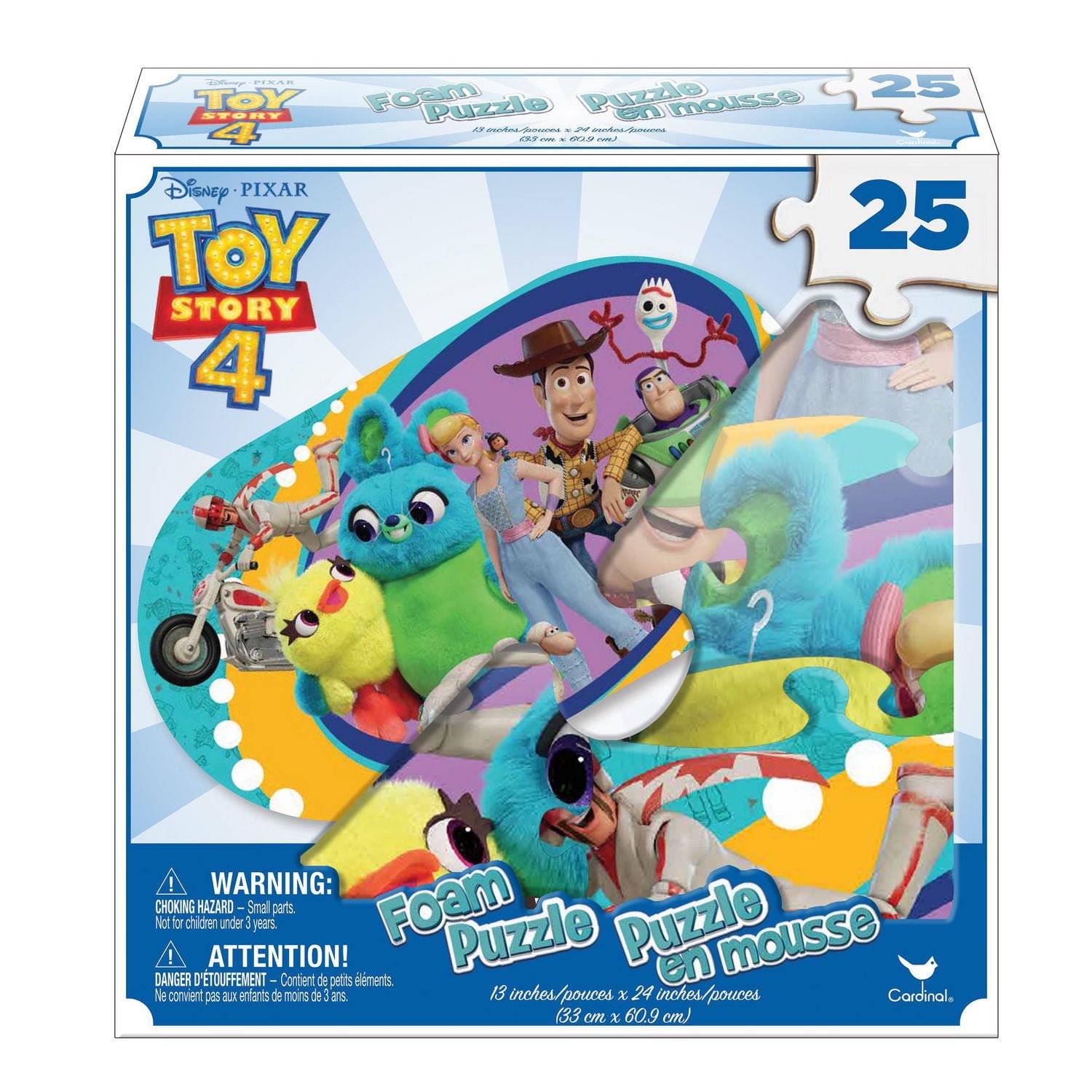 Disney Pixar Toy Story 4 25-Piece Foam Puzzle