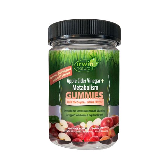 Irwin Natuals GUMMIES Apple Cider Vinegar   Metabolism 40ct