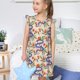 thumbnail image 4 of Balery Snake Camisón de princesa para niñas, pijama de algodón con mangas abullonadas, suave y bonito.-Small, 4 of 6