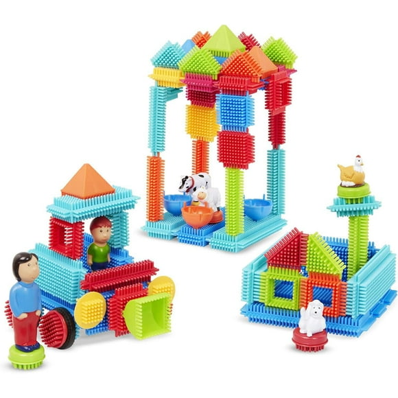 Battat - Bristle Blocks - Deluxe Builder Case - 113 pieces