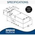 thumbnail image 2 of Broan-NuTone 36” Ductless Range Hood Insert, 75W Incandescent Light, 3000K, 2 of 7
