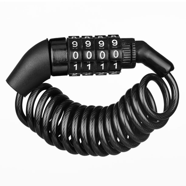 Candado Antirrobo Wdftyju para Casco de Bicicleta de Montaña 4 Dígitos 5 uds