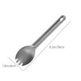 thumbnail image 2 of W-122 Outdoor Camping Titanium Alloy Cutlery Set Portable Spoon Fork Convenient Carry Store Lightweight Durable Utensils Travel, 2 of 6
