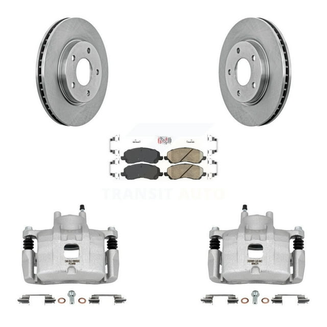 Transit Auto Front Disc Brake Caliper Rotors and Ceramic Pads Kit for Car Mitsubishi Lancer KC8-100064N