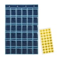 thumbnail image 5 of Classroom Pocket Chart Card Pocket Organizer Multifunctional with 36 Pockets Classroom Hanging Organizer for Closet Home Children's Literacy Navy Blue, 5 of 8