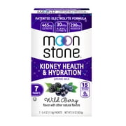 Moonstone Nutrition Wild Berry Powder Packets for Kidney Support - 7 pack