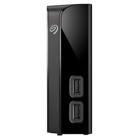 Seagate - Backup Plus Hub 10TB External USB 3.0 Desktop Hard Drive - Black