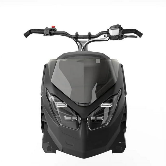 Ski-Doo OEM Ultra Low Windshield for Rev Gen 5 Trail in Dark Smoke, 86020624