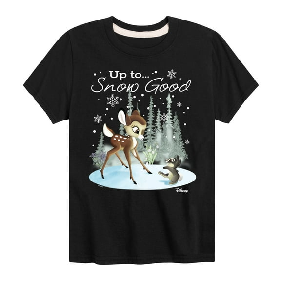 Disney Bambi - Christmas - Up To Snow Good - Toddler & Youth Short Sleeve Graphic T-Shirt