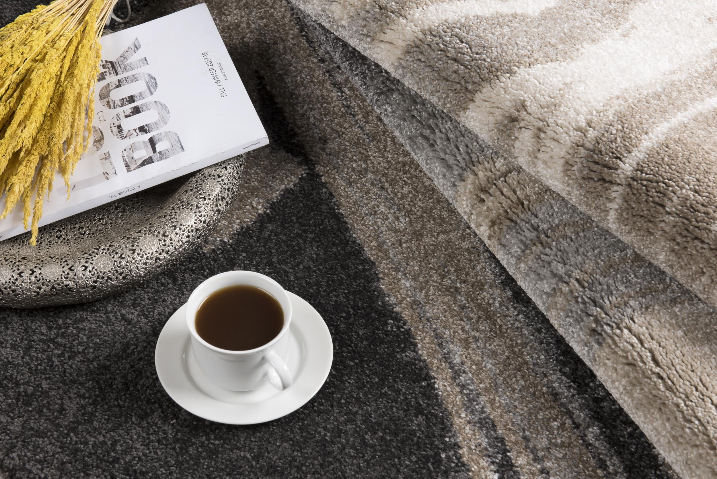 Rug Branch New Zealand Plush Collection Modern Abstract Area Rug