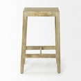 thumbnail image 2 of Mercana  Furniture Colony 25" Seat Height Brown Wood Seat & Frame Stool, 2 of 7