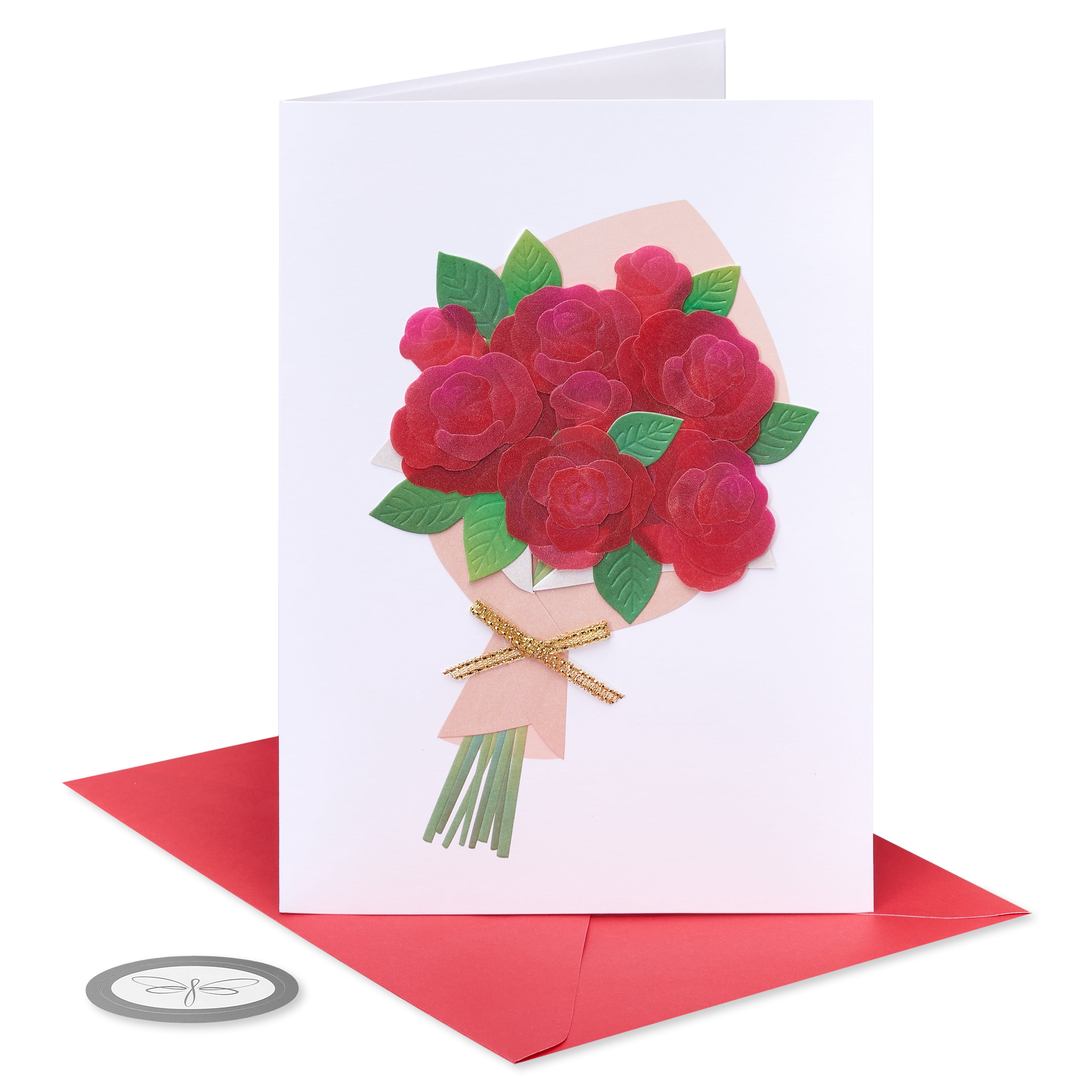 American Greetings Valentine's Day Card (Rose Bouquet)