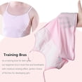 thumbnail image 3 of 7-14 Years Teenage Girls Vest with Light Padding Girls Camisole Cotton Tank Tops Training Bras for Kids Youth Soft 4 Pack Bras, 3 of 5