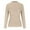 Beige, variant on Aloohaidyvio Women's Basic Turtleneck Sweater Slim Fit Knit Ribbed Long Sleeve Business Pullover Tops Beige 2XL