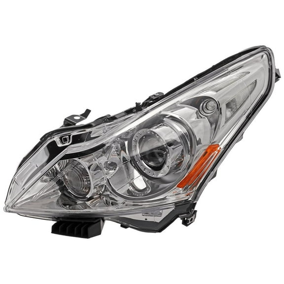 Headlight Compatible with 2010-2015 INFINITI G37 G25 Q40 3.7L V6 VQ37VHR Left Driver Side XENON RI10010006 348HP