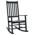 thumbnail image 3 of SAFAVIEH Shasta Outdoor Patio Traditional Rocking Chair, Black, 3 of 11