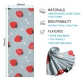 thumbnail image 2 of Strawberry Plants Fruit Flower Hot Yoga Mat Towel Non Slip for Hot Yoga - Quick-Drying Yoga Mat Cover with 4 Corner Pockets with Travel Bag - Hot Yoga Towel Non Slip 70"x26", 2 of 6
