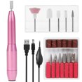 thumbnail image 1 of Muyoka Limas de uñas eléctricas 20000RPM para principiantes Taladro de uñas profesional Kit de limas de uñas de velocidad ajustable portátil para uñas de gel acrílico Manicura Pedicura Herramientas de Muyoka Hogar, 1 of 7
