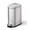 Silver, variant on EuKer 1.6-Gallon Slim Trash Can, Stainless Steel Step-on Trash Bin with Soft Close Lid & Removable Inner Bucket for Kitchen, Bathroom, Bedroom, White