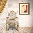 thumbnail image 3 of Corbin, Delphine 15x18 Gold Ornate Wood Framed with Double Matting Museum Art Print Titled - Rouge II, 3 of 4