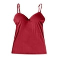 thumbnail image 3 of Women Camisoles & Tanks Women'S Supportive Nursing Camisole - Maternity Tank Top With Built-In Bra,Red Women's Camisoles & Tanks S, 3 of 4