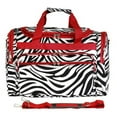 thumbnail image 3 of World Traveler 19-inch Carry-On Shoulder Duffel Bag - Blue Trim Zebra, 3 of 7