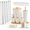 Beige-22Pcs, variant on Beige 24Pcs Bathroom Accessories Set All-In-One Shower Curtain Decor Kit