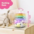 thumbnail image 4 of Move2Play, Unicorn Stacking Toy, Includes 7 Unique Rings, Montessori Development, Baby Toy, Gift for 1 Year Old Boys & Girls, Ages 0-6+, 9, 10, 12, 18+ Months, 4 of 6
