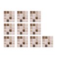 thumbnail image 1 of 3D Mosaic DIY Self-adhesive Wall Sticker Waterproof Ceramic Tiles Film 10x10cm, 1 of 6