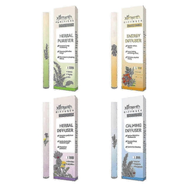 Herbal Refreshing Energy Bar Air Freshener Pen Portable Aromatherapy Diffuser Pen Odor Remover For Clear Breathing Body Carea