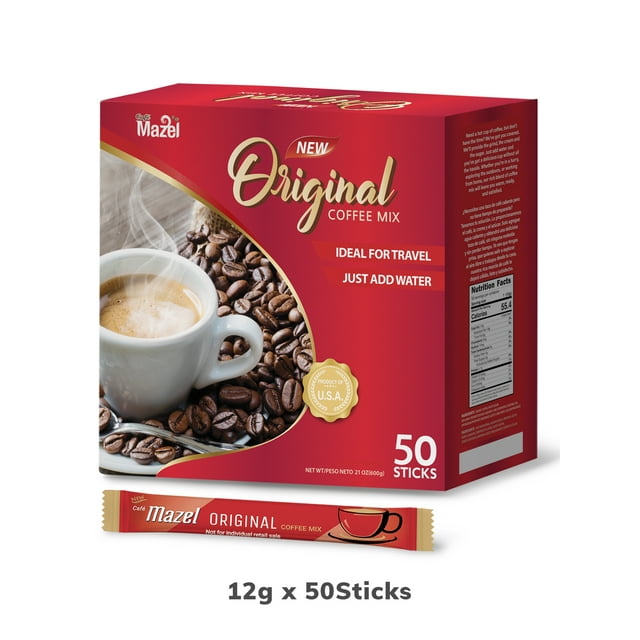 Cafe Mazel 3 in 1 Original Instant Coffee Mix 50 Sticks