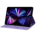 thumbnail image 5 of For Honor X9 Pad X9 Case Cute Cat Flower Embossed Magnetic Soft TPU Back Cover for Honor Pad X9 X8 Pro 11.5 Tablet Case for Kids Purple For Honor Pad X8 Pro, 5 of 5